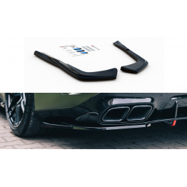 Накладки сплиттеры боковые на задний бампер на Mercedes AMG GT 63S 4D Coupe